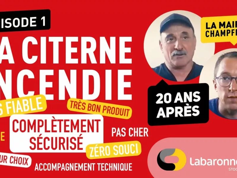 [Témoignage client] Citerne Souple de Défense Incendie : retour d’expérience après 20 ans d’utilisation