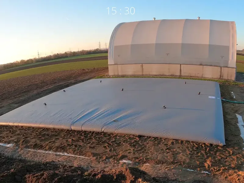 Comment installer une citerne souple ? Installation d’une citerne souple – effluents agricoles