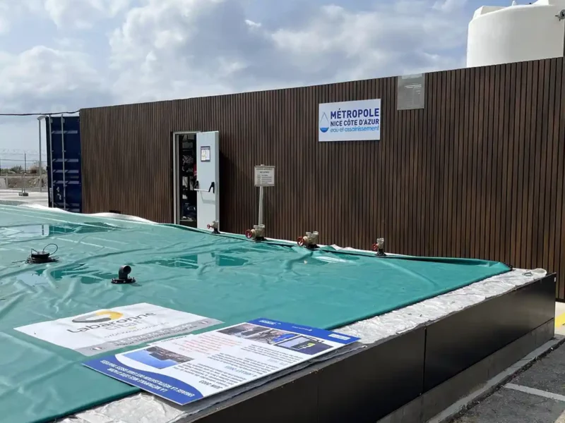 Une citerne souple pour un projet de REUSE – Nice Une citerne souple pour un projet de REUSE – Nice